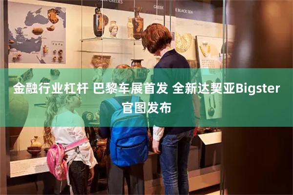 金融行业杠杆 巴黎车展首发 全新达契亚Bigster官图发布